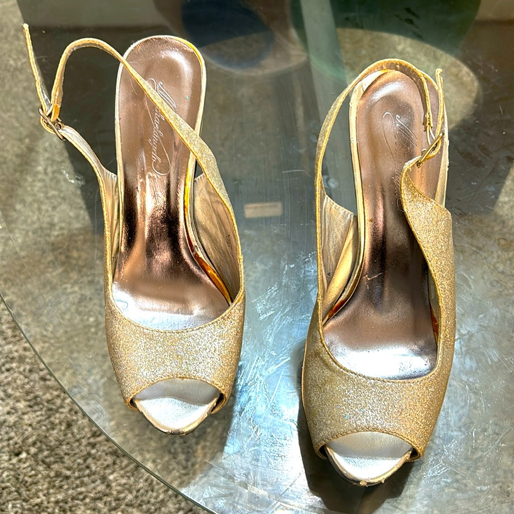 Silver heels